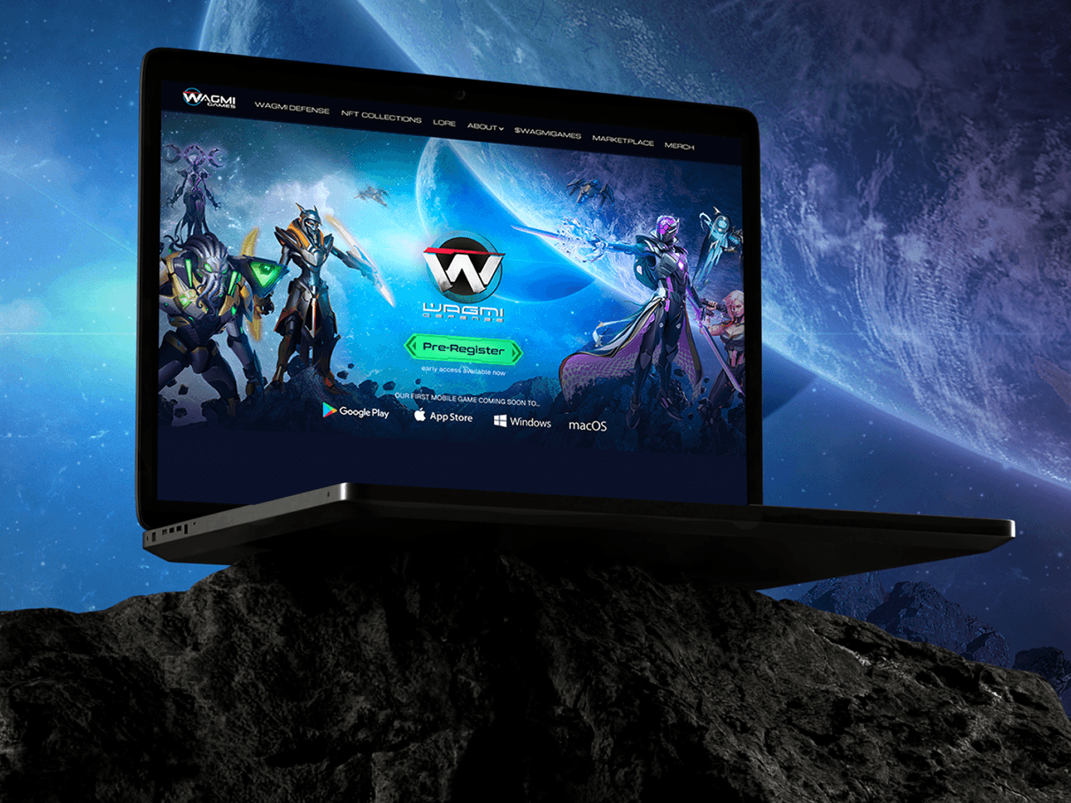 Web3 Crypto Mobile Gaming Website Design Space Theme by WenLaunch Studios  on Dribbble