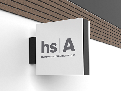 Hudson Studio Architects: Logo Design architect architecture art direction branding design graphic design identity design logo logo design small business