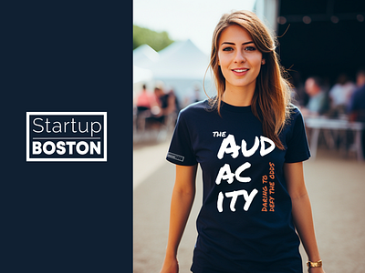 Startup Boston T-Shirt Design apparel art direction design event graphic design non profit