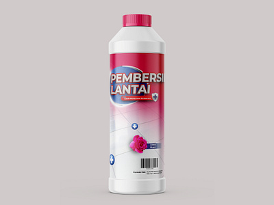 LATE Floor Cleaner | Label Design bottle branding design graphic design label design packaging design