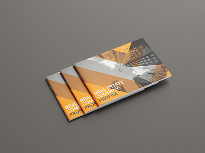 "REAL-ESTATE COMPANY PROFILE" branding brochure construction graphic design logo real estate