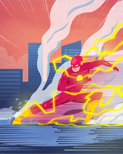 The Flash adobeillustrator characterdesign dailyart theflash vectorart
