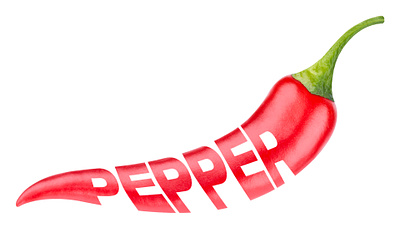 Pepper Typography adobe graphic design photoshop