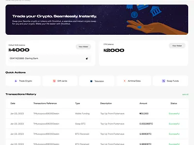 Centralized Crypto Dashboard bitcoin blockchain crypto dashbaord product design ui ux