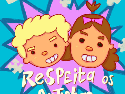 Ilustração: Respeita os Autistas 2d autism autismo banner book cartoon childreens book collors create ilustration ilustração infantil kids photoshop toon