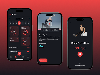 Altered Carbon Fitness App app design fitness app gym app mobile apps ui ux
