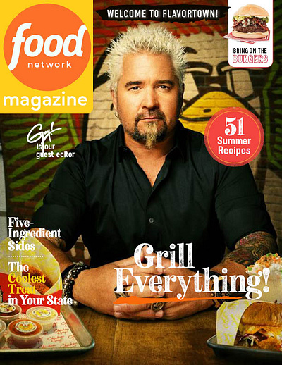 Food Network Magazine - Remake adobe graphic design indesign