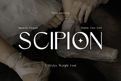 Scipion - Modern Elegant Sans Font brand design clean corporate design font fonts logo minimal modern type typeface typography