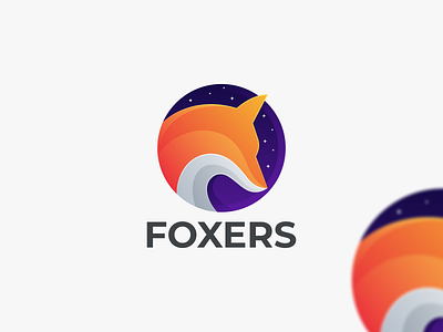 FOXERS branding design foc design graphic fovers fox fox design graphic fox icon fox logo graphic design icon illustration logo