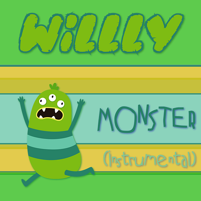 Music Cover Art - Willly - Monster adobe graphic design illustrator