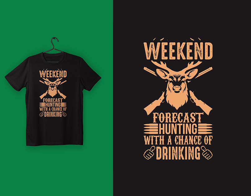 Hunting T-Shirt Design graphic design