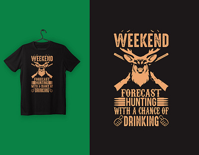 Hunting T-Shirt Design graphic design