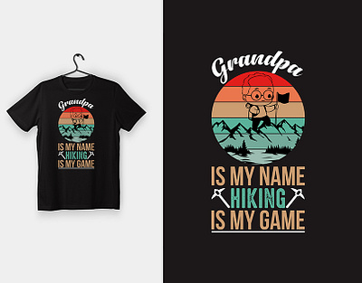 Hiking T-Shirt Design branding graphic design