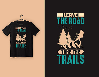 Hiking T-Shirt Design branding graphic design