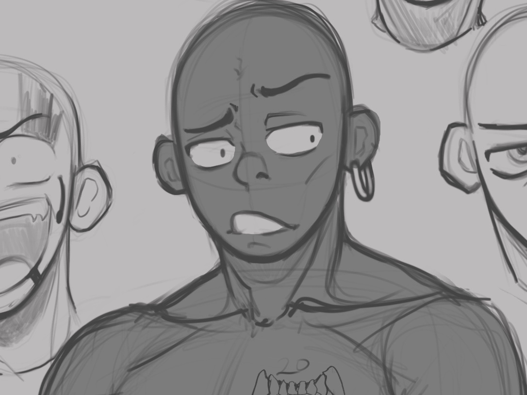 Expression sheet by Torren Broussard on Dribbble