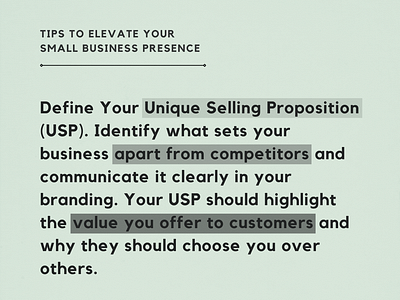 Tip - 01 | Elevate your small business presence brand awareness branding branding tip design designer entrepreneurship graphic design graphic designer local business logo logo designer logo tip small biz owner small biz tips small business small business community small business tip startups