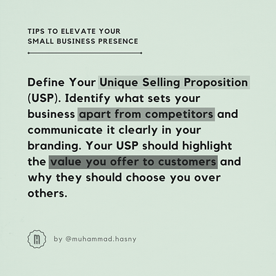 Tip - 01 | Elevate your small business presence brand awareness branding branding tip design designer entrepreneurship graphic design graphic designer local business logo logo designer logo tip small biz owner small biz tips small business small business community small business tip startups