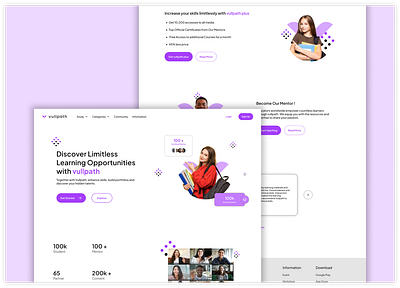 Vullpath - Landing Page branding ui