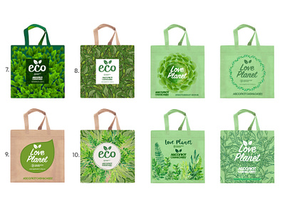 eco bag design branding design social media
