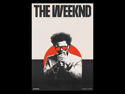 Kickin - Motion Poster #281 album art animation branding design experimental kinetictype landing page motion theweeknd typography ui website animation weeknd