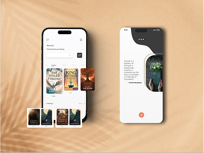 Bochord The book Rental app branding ui userinterface ux