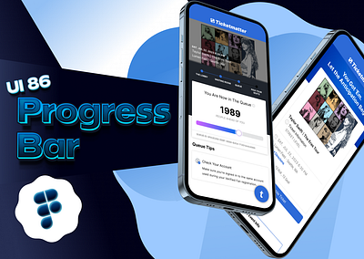 UI 86_Progress Bar app bar dailyui e ticket figma mobile phone progress progress bar ui ui 86