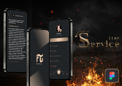 UI 89_Terms of Service app dailyui figma mobile phone service term terms of service ui ui 89