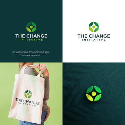 Creative and Unique Logo Design for THE CHANGE INITIATIVE. animation brand design branding design graphic design illustration logo motion graphics stationery ui