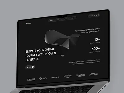 Agenxa. - Creative Digital Agency Website agency agency landing page agency service agency website bold branding business clean creative creative agency digital agency homepage landing page minimalism portfolio studio typography ui ux web design website