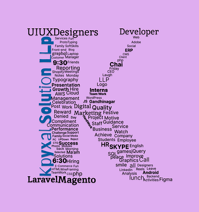 Typographic Design - Kpyxal Solutions LLP graphic design logo ui
