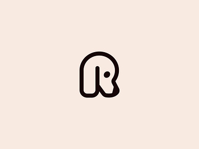 R and dog animal brand branding design dog doggy elegant graphic design illustration letter logo logo design logotype mark minimalism minimalistic modern pet r sign