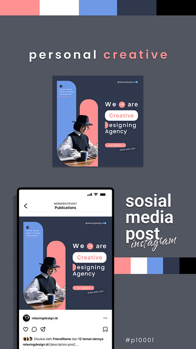 Personal for creative template branding graphic design