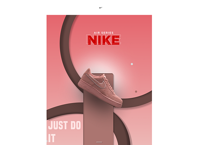 Nike Shoes Poster Design| Graphic Design 3d branding graphic design ui