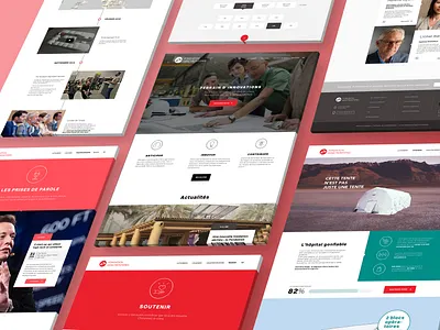 Medecin sans frontiere responsive website graphic design interface ui ux web