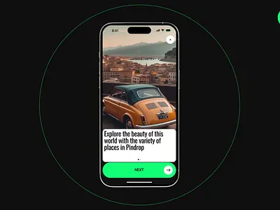 PINDROP animation design ui ux web