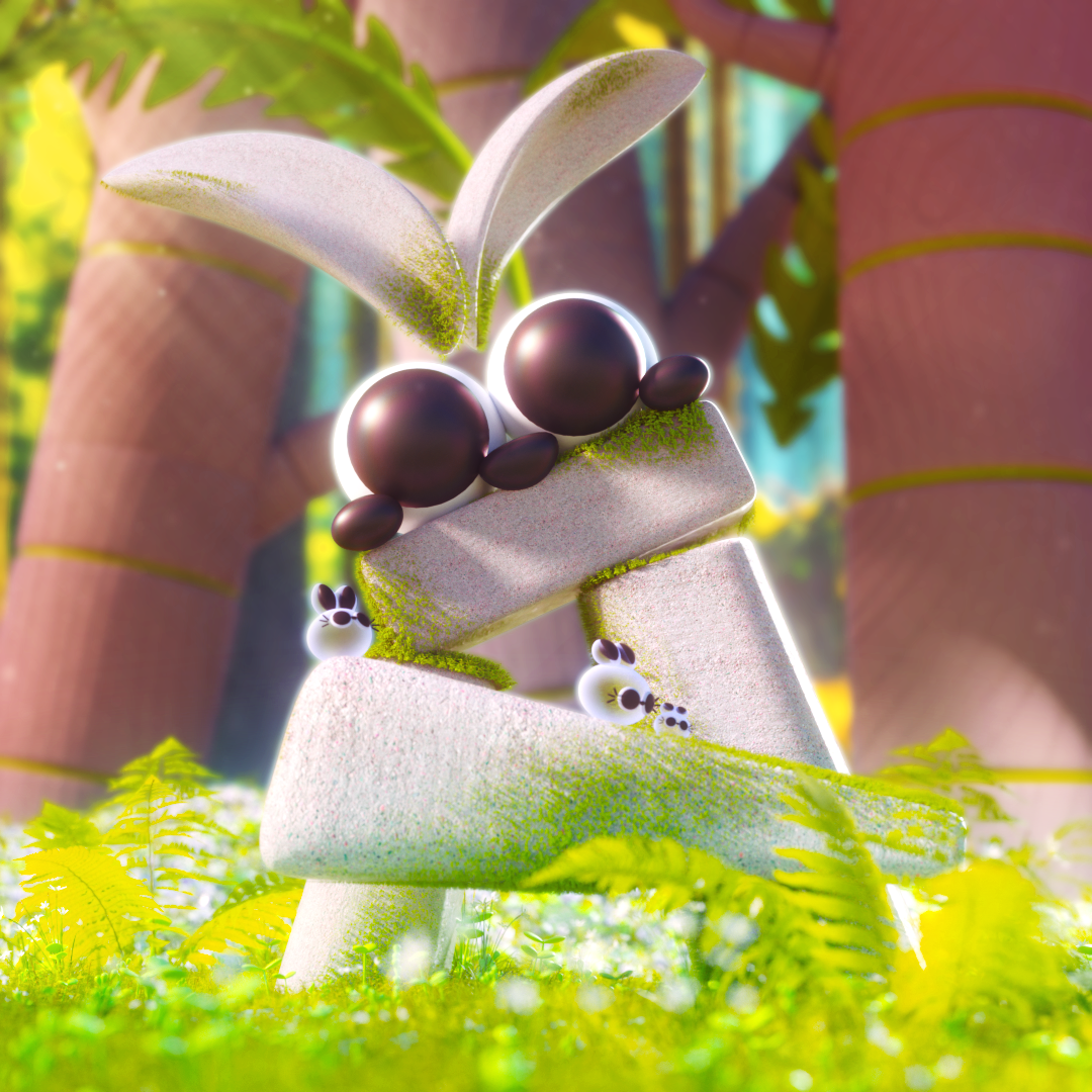 36 Days of Type 2023 - Letter A 36days a 36daysoftype 36daysoftype10 3d aftereffects c4d character cinema4d design graphic design illustration motion graphics octane