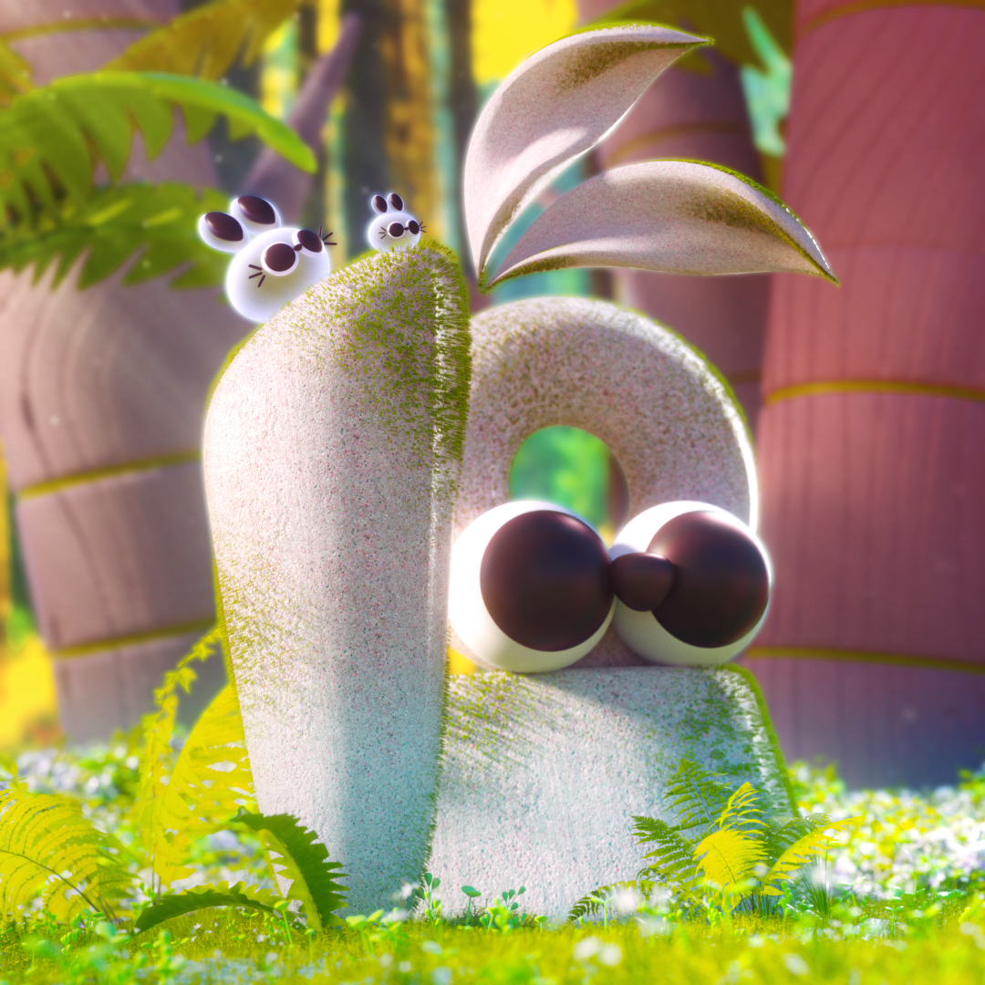 36 Days of Type 2023 - Letter B 36days b 36daysoftype 36daysoftype10 3d c4d character cinema4d design graphic design illustration motion graphics octane