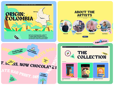 COCO Chocolatier | E-commerce Redesign animation design ui ux web