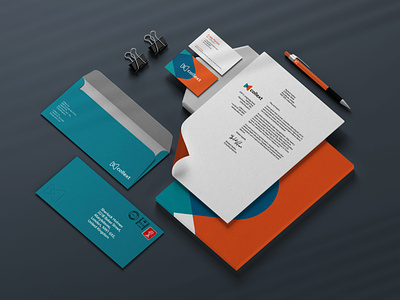 Collext | Stationery branding delivery graphic design logistics logo manchester mockup package parcel stationery visual identity