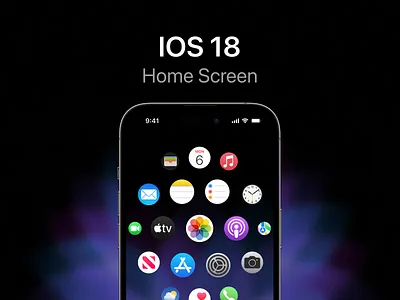 IOS 18 home screen concept apple ios ios18 iphone ui