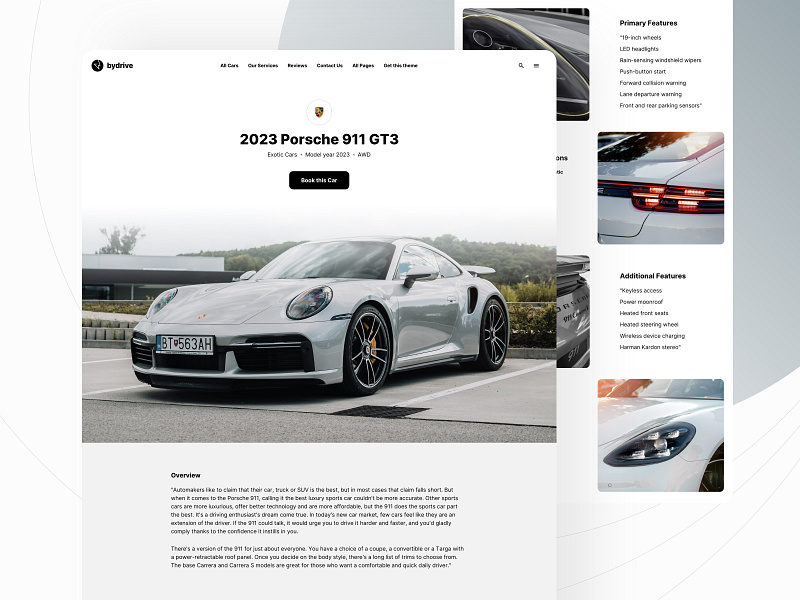 Car Specifications Page - made in Framer buy car car dealer car rental car specifications car specs framer inspiration landing page nocode page rent car template theme ui ui design ui kit ux vehicle vehicle presentation web design