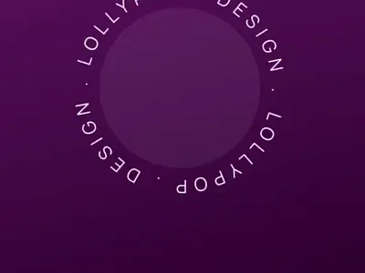 Infinite Rotation Animation in Figma 3d animation figma graphic design motion graphics ui