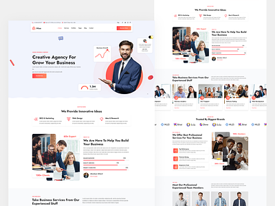 SAAS Business Website agency design figma landing page saas saas business website saas landing page saas website ui ui ux user interface ux web web design webflow website website design website development websitedesign websites