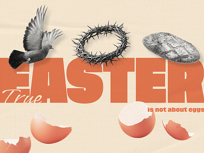 Easter design easter graphic design hope illustration passover poster typography