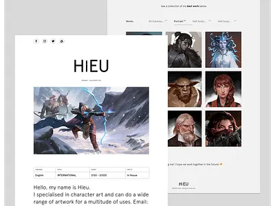 Upgrade version from the beginning landing page porfolio