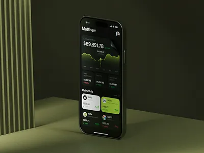 Finance | Mobile app 3d 3d scene app application bank c4d cinema 4d design finance green infographics mobile mockup money payment shot stocks ui ux visualisation