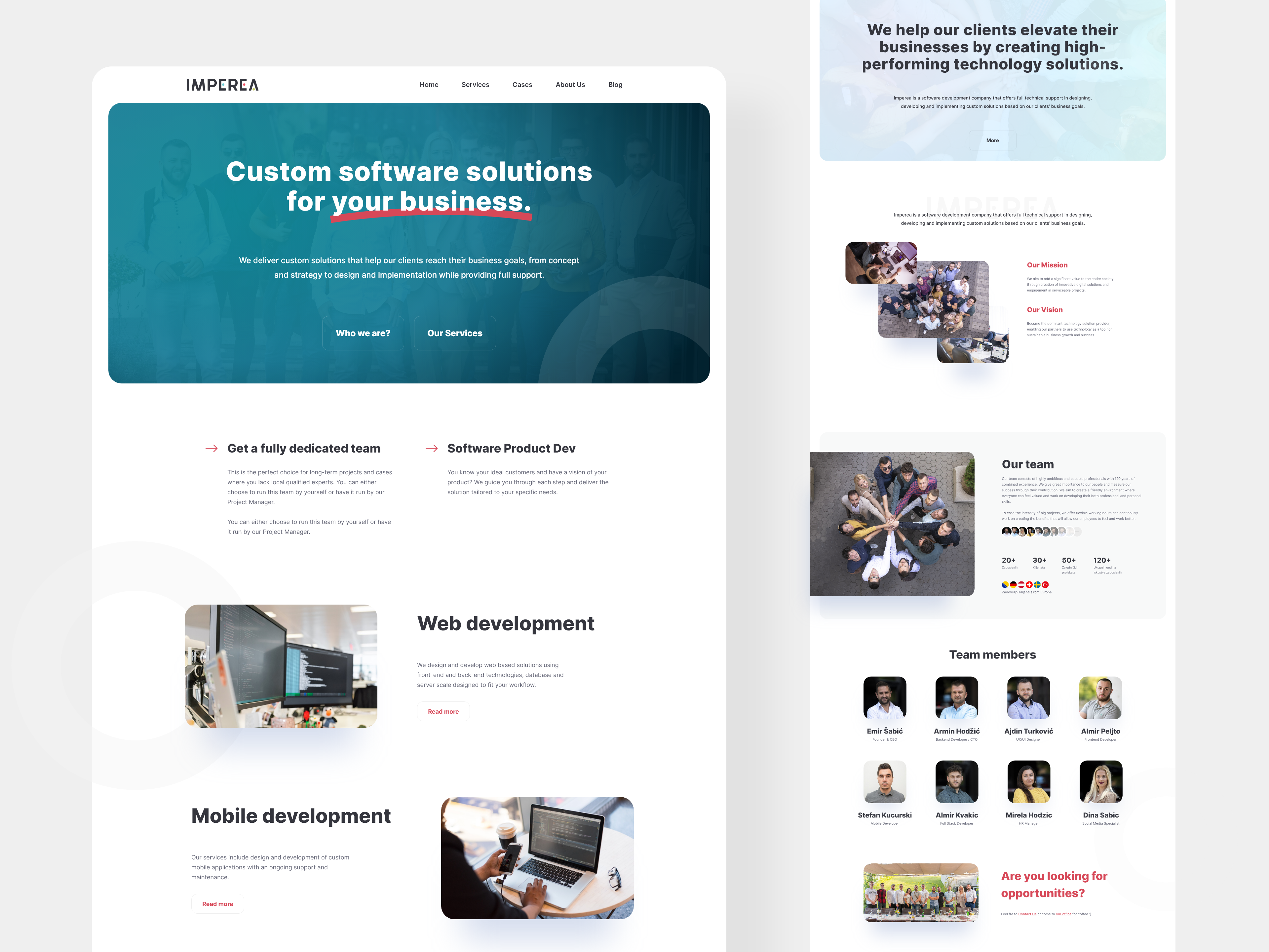 Example of Website UX/UI Design