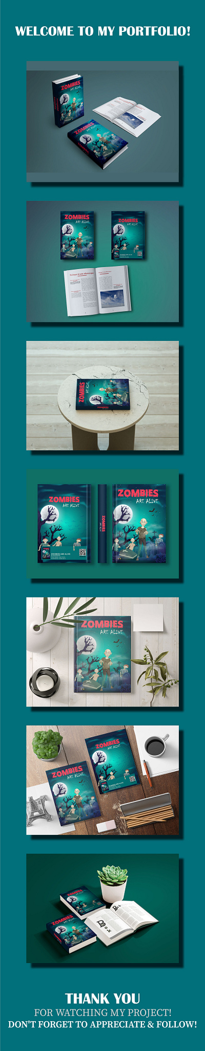 ZOMBIES ARE ALIVE- Book cover design ayan datta book cover book design book mockup branding cover design datta zone e book english book graphic design halloween horor book kdp paperback social media content vector design zombie zombie background zombie book zombies are alive