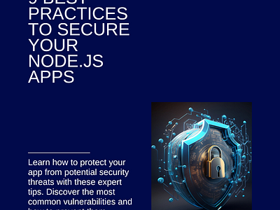 Best Practices To Increase Security In Node.js Applications blockchain custom software development design mobile app development shopify development