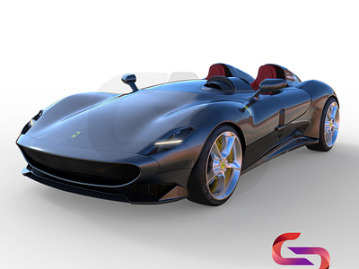 3D Vehicle Design of Ferrari 3d 3d designing 3d kids ferrari 3d modeling 3d rendering 3d vehicle design car car design designing ferrari kids car modeling rendering vehicle vehicle design visualization